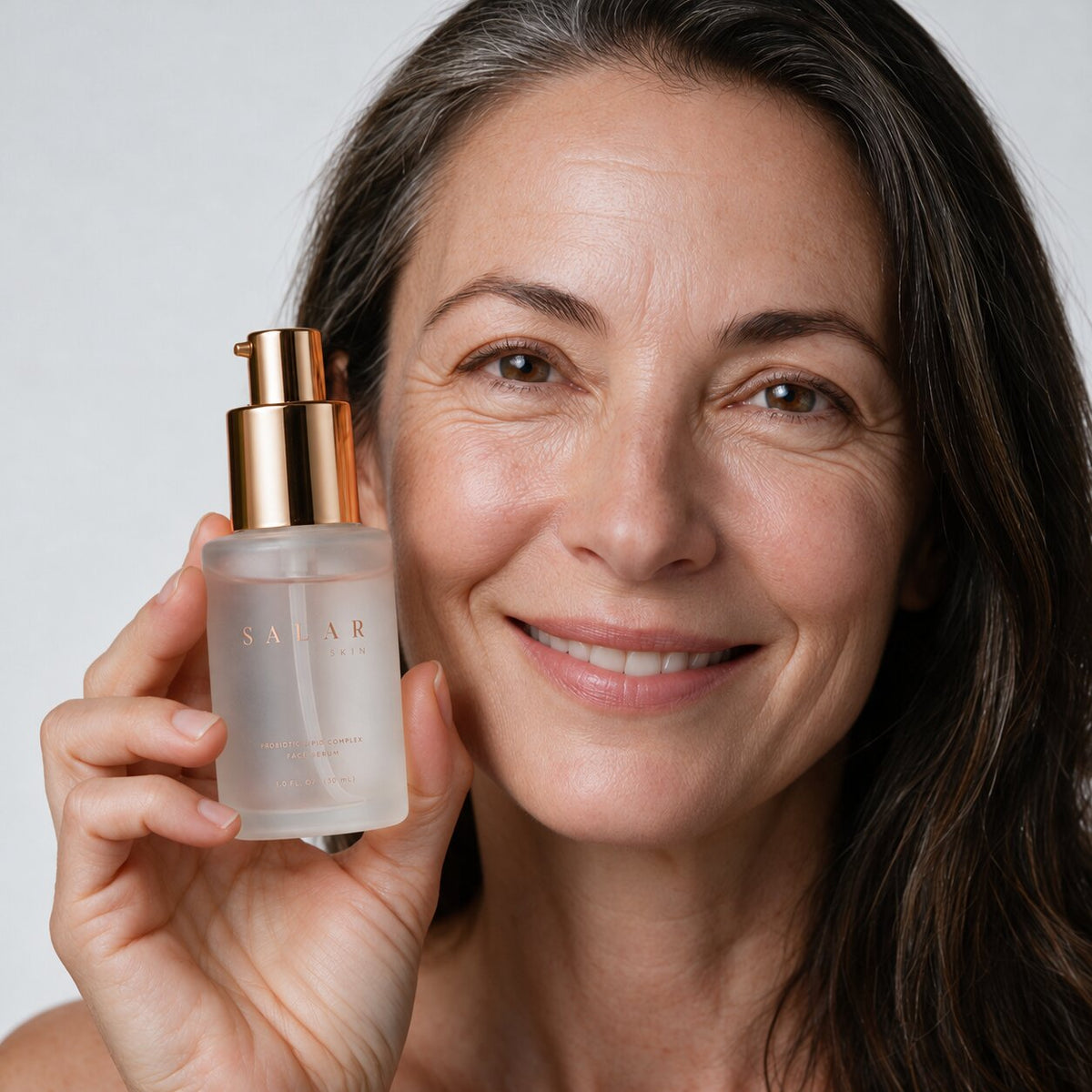 Salar Skin bottle in hand